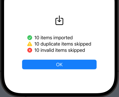 import finish