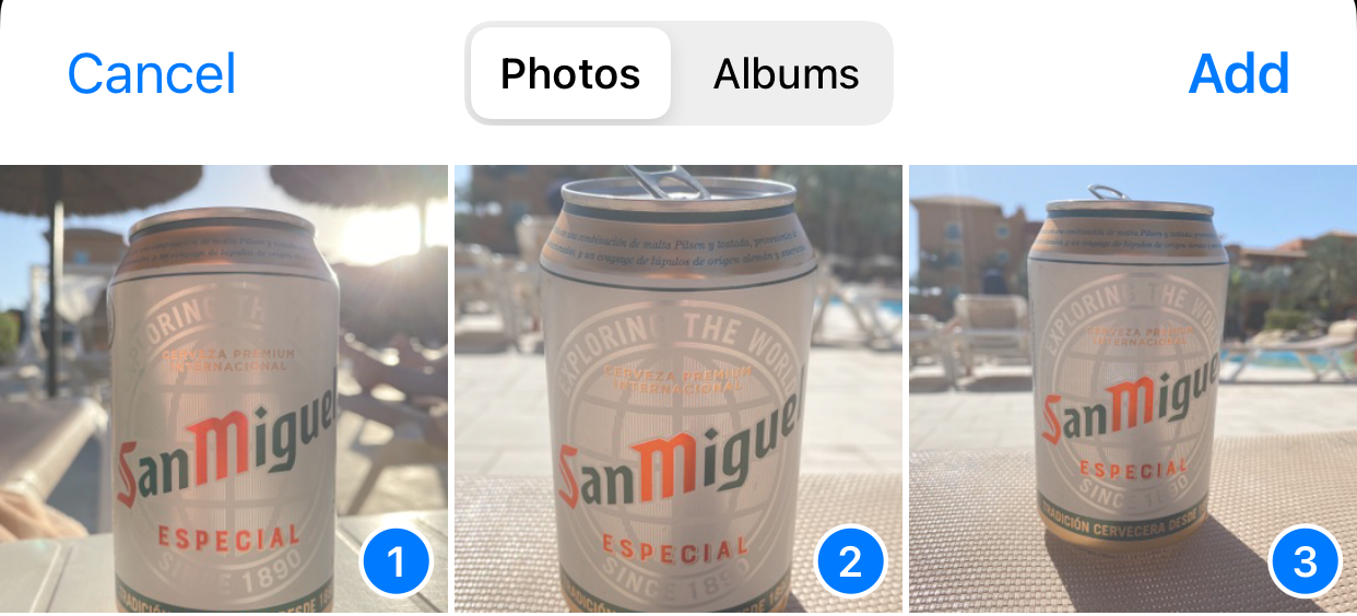 multiple photos